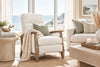 Image of Ambrose "Quick Ship" POWER Fabric Recliner Chair