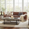 Image of Nathan Brown "Quick Ship" Leather Living Room Furniture Collection