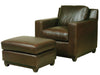 Image of Ronald Leather Modern Club Chair