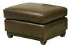 Image of Ronald Pillow Top Leather Foot Stool Ottoman