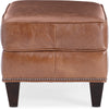 Image of Ryder Transitional Leather Ottoman