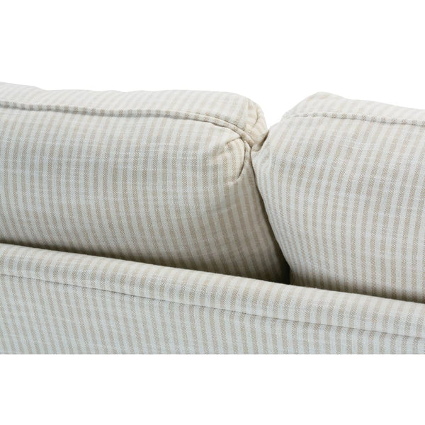 Kristen 86 Inch Upholstered English Arm Three Seat Sofa