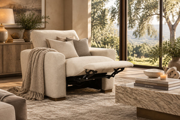 Cooper "Quick Ship" POWER Fabric Recliner Chair