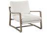 Image of Sophia Canvas "Quick Ship" Exposed Wood Accent Chair