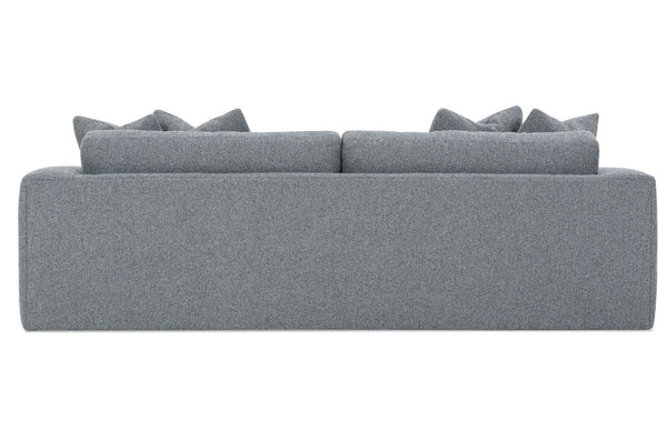 Yates Three Piece Track Arm Modern Bench Seat Fabric Sectional Sofa