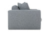 Image of Yates 97 Inch Fabric Bench Cushion Lounge Sofa