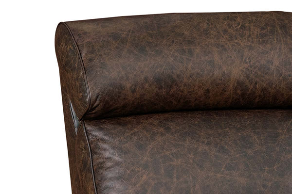 Aldrich "Wall Hugger" Mission Style Leather Reclining Chair
