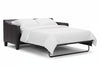 Image of Alex 76 Inch Studio Size Leather Queen Sleeper Sofa