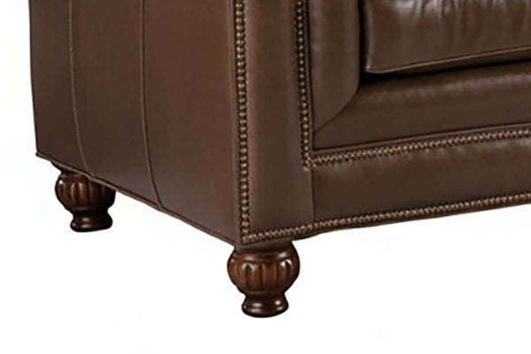 Alfred 112 Inch Vintage Tufted Back Sofa