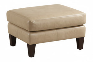 Allen "Designer Style" Modern Leather Ottoman Foot Stool