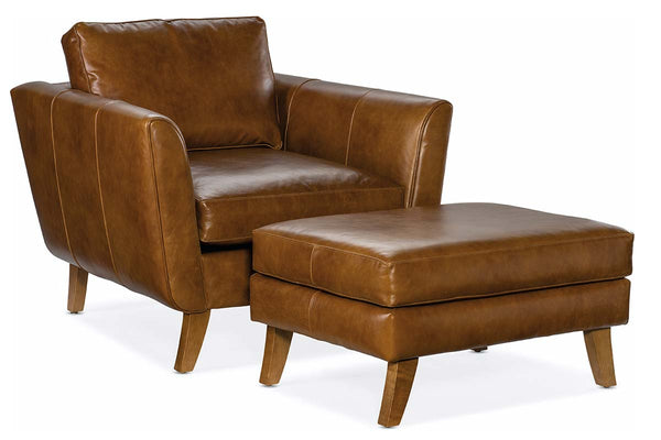Amara Contemporary Leather 8-Way Hand Tied Furniture Collection