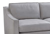 Image of Ambrose 96 Inch "Quick Ship" Modern Top Grain Leather Pillow Back Sofa