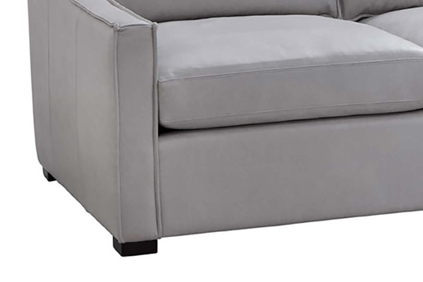 Ambrose Pebble "Quick Ship" Leather Living Room Furniture Collection