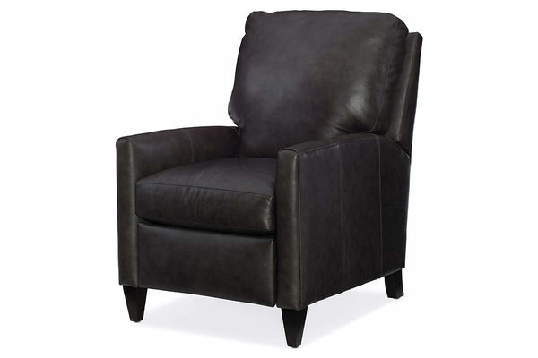 Angus Small Leather Pillow Back Recliner Chair