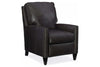 Image of Angus Small Leather Pillow Back Recliner Chair