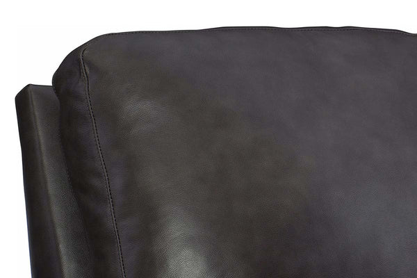 Angus Small Leather Pillow Back Recliner Chair