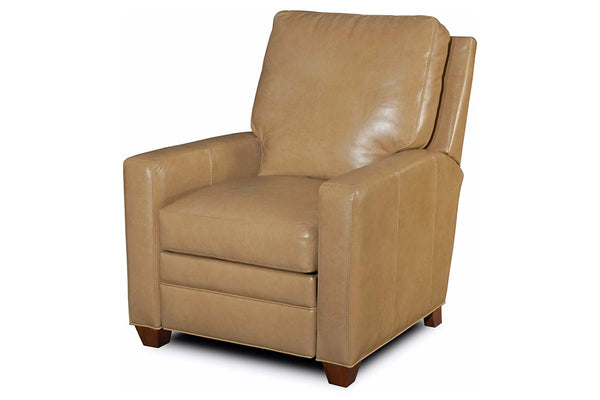 Armond Track Arm Leather Pillow Back Recliner Chair