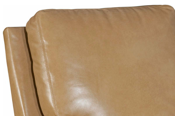 Armond Track Arm Leather Pillow Back Recliner Chair