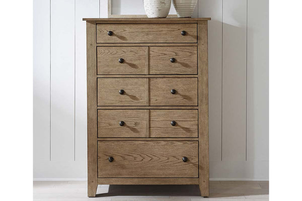 Atkins Mission Style Queen Or King Wood Sleigh Bed "Create Your Own Bedroom" Collection