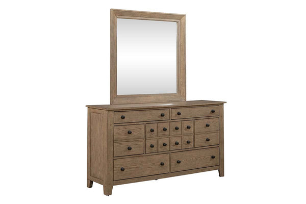 Atkins Mission Style Queen Or King Wood Sleigh Bed "Create Your Own Bedroom" Collection