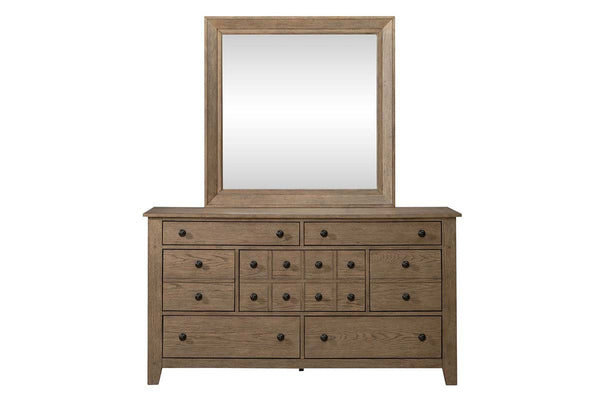 Atkins Mission Style Queen Or King Wood Sleigh Bed "Create Your Own Bedroom" Collection