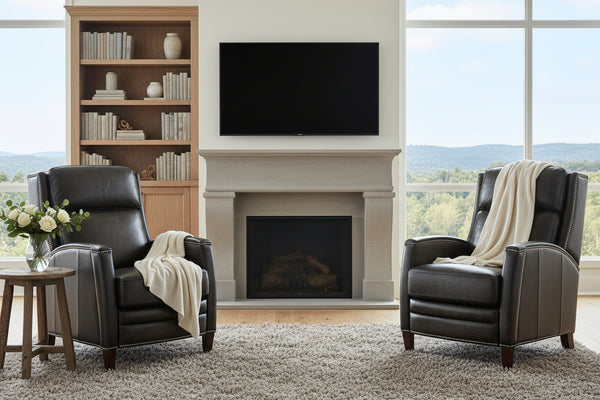 Avalon Trinita Leather "Quick Ship" Recliner