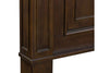 Image of Baird Queen Or King Brownstone Panel Bed "Create Your Own Bedroom" Collection
