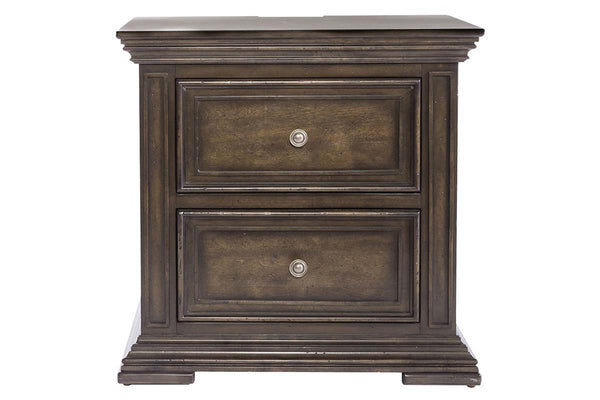 Baird Queen Or King Brownstone Panel Bed "Create Your Own Bedroom" Collection