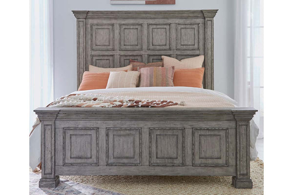 Baird Queen Or King Graystone Panel Bed "Create Your Own Bedroom" Collection