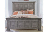 Image of Baird Queen Or King Graystone Panel Bed "Create Your Own Bedroom" Collection