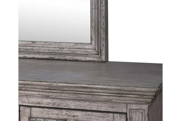 Baird Queen Or King Graystone Panel Bed "Create Your Own Bedroom" Collection