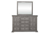 Image of Baird Queen Or King Graystone Panel Bed "Create Your Own Bedroom" Collection