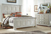 Image of Baird Queen Or King Whitestone Panel Bed "Create Your Own Bedroom" Collection