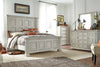 Image of Baird Queen Or King Whitestone Panel Bed "Create Your Own Bedroom" Collection