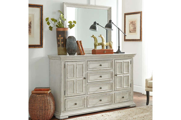 Baird Queen Or King Whitestone Panel Bed "Create Your Own Bedroom" Collection