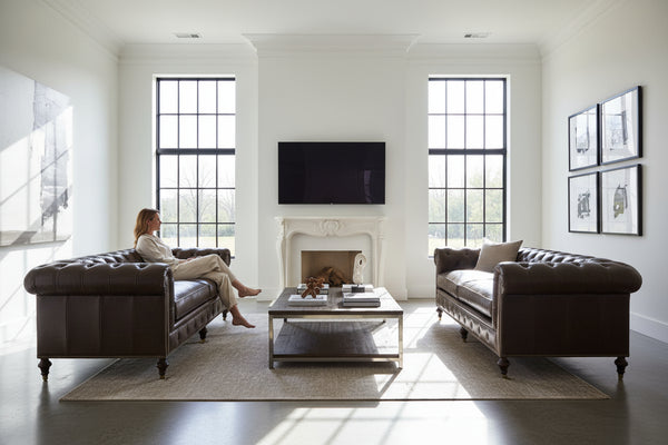 Barrington Two Seat Leather Chesterfield Collection