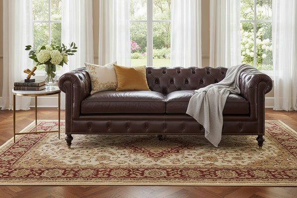 Barrington 84 Inch Chesterfield Apartment Sofa