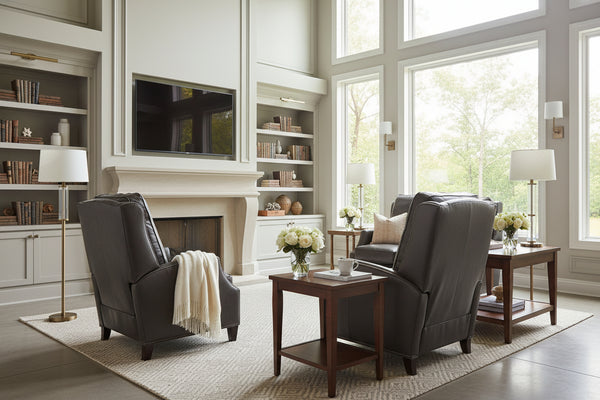 Barry Castle "Quick Ship" Leather Recliner