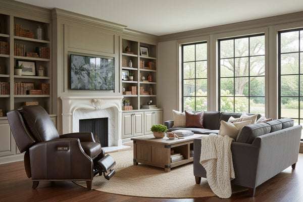 Barry Fortress Leather "Quick Ship" Recliner