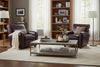 Image of Baxter French Art Deco Style Leather Recliner