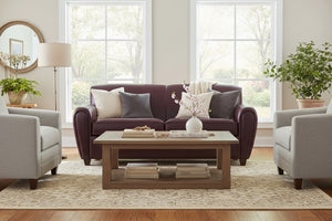 Baxter 78 Inch Art Deco Leather Club Couch
