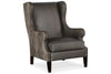 Image of Baylor Heaven Quick Ship Exposed Faux Croc Leather Wingback Accent Chair