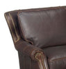 Image of Bellamy 91 Inch Leather Wingback Sofa