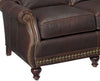 Image of Bellamy 91 Inch Leather Wingback Sofa