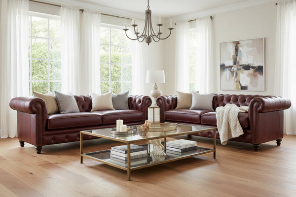 Benedict 88 Inch Chesterfield Sofa