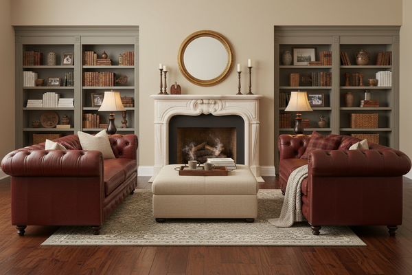 Benedict 88 Inch Chesterfield Sofa