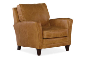 Benjamin Transitional Leather Club Chair