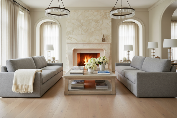 Bixby 81 Inch "Quick Ship" Modern Fabric Apartment Sofa