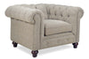 Image of Bowen Traditional 8-Way Hand Tied Chesterfield Tufted Sofa Collection