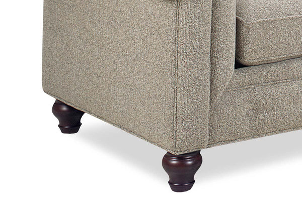 Bowen Traditional 8-Way Hand Tied Tufted Chesterfield Fabric Chair